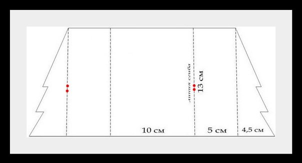 Выкройки для новогодних открыток