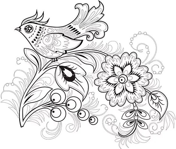 Узоры и орнаменты для росписи