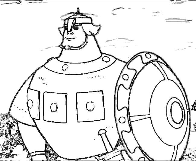 Разукрашку Илья Муромца