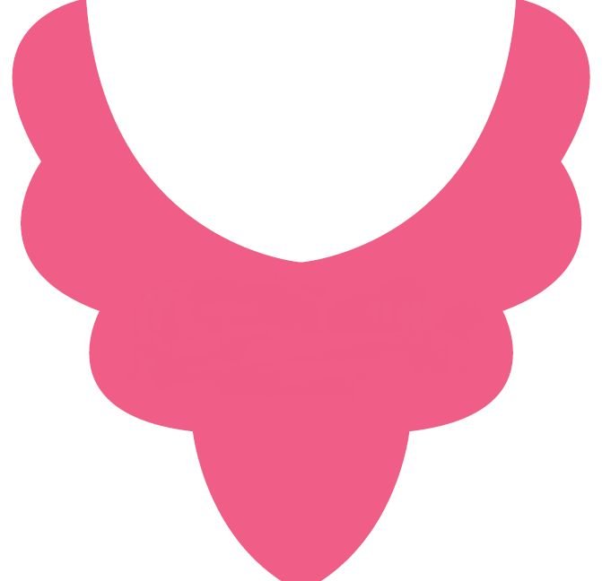 Ожерелье трафарет