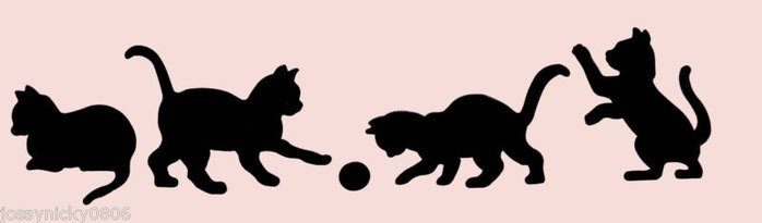 Трафарет кошки