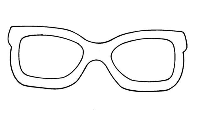 Очки шаблоны для печати