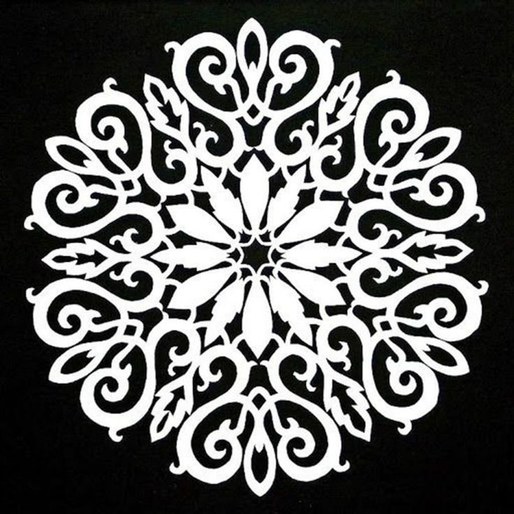 Ажурные снежинки