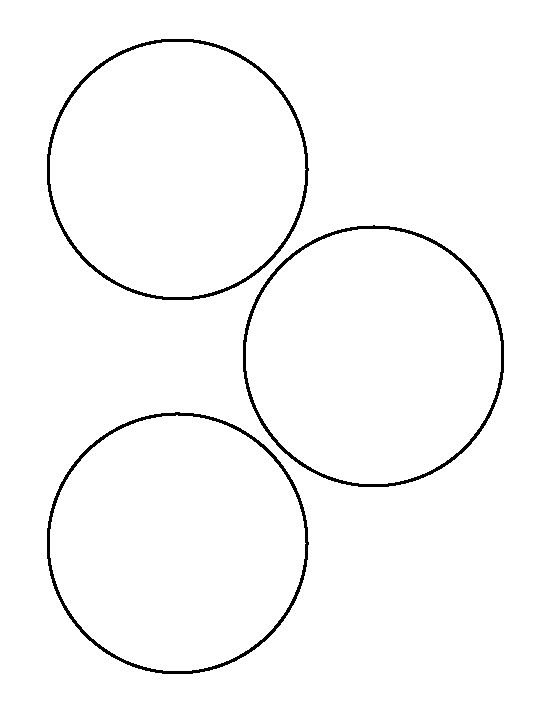 Трафарет круги