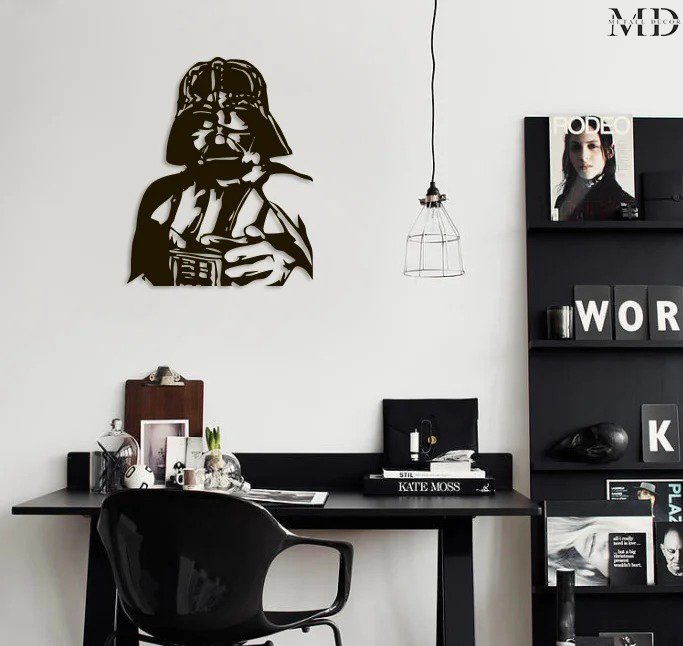 Обои Дарт Вейдер в комнате