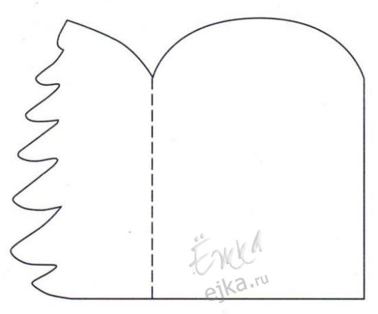 Открытка на новый год 4 класс с шаблонами