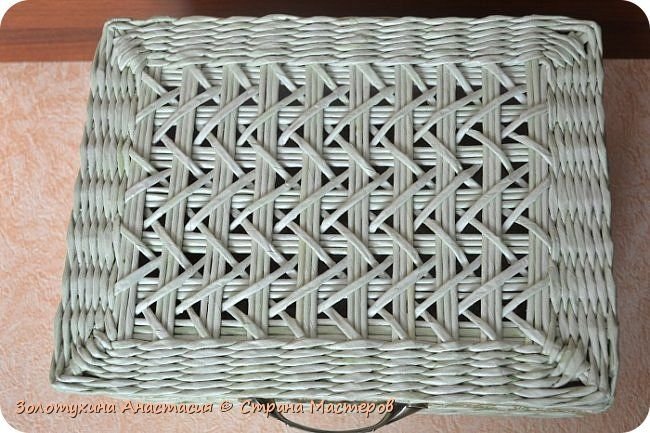 Узоры плетения из газетной лозы