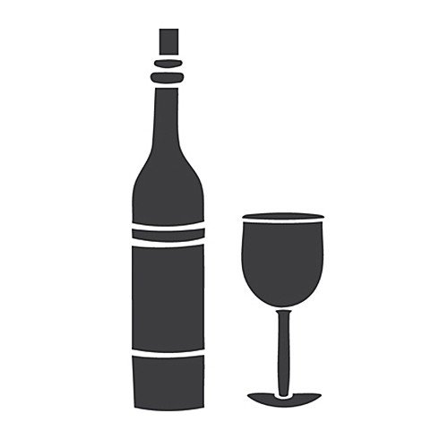 Трафареты для декора бутылок