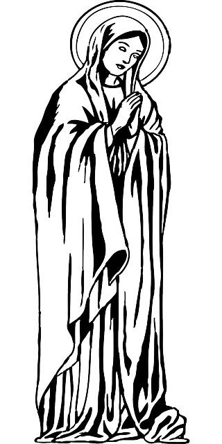 Богородица эскиз