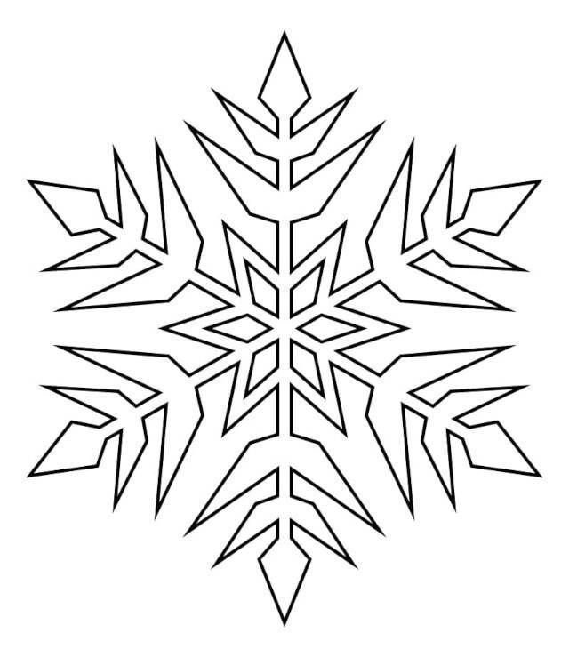 Снежинки на окна трафареты