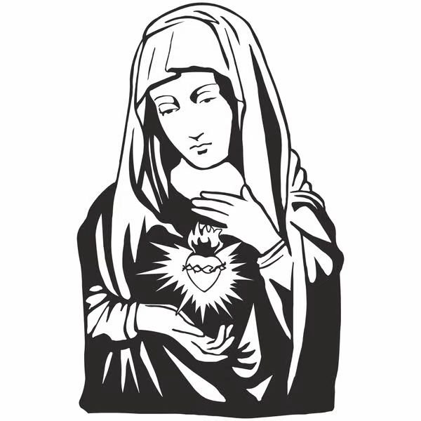 Богородица вектор