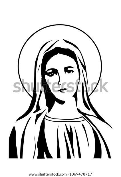 Силуэт Девы Марии