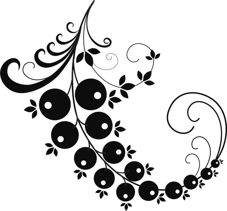 Хохлома трафарет