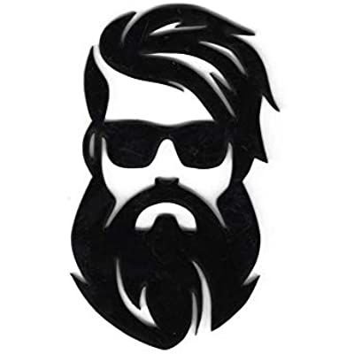 Силуэт бородатого мужчины