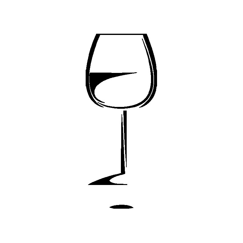 Бокал контур