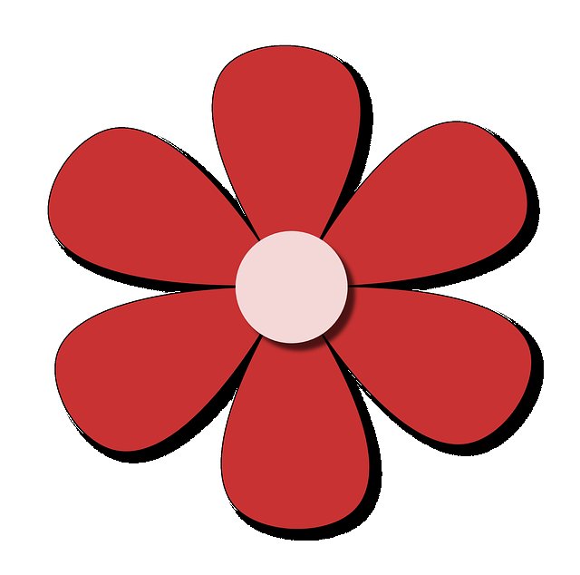 Цветы мультяшные