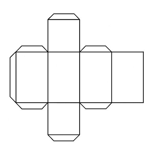 Параллелепипед развертка а4 коробка