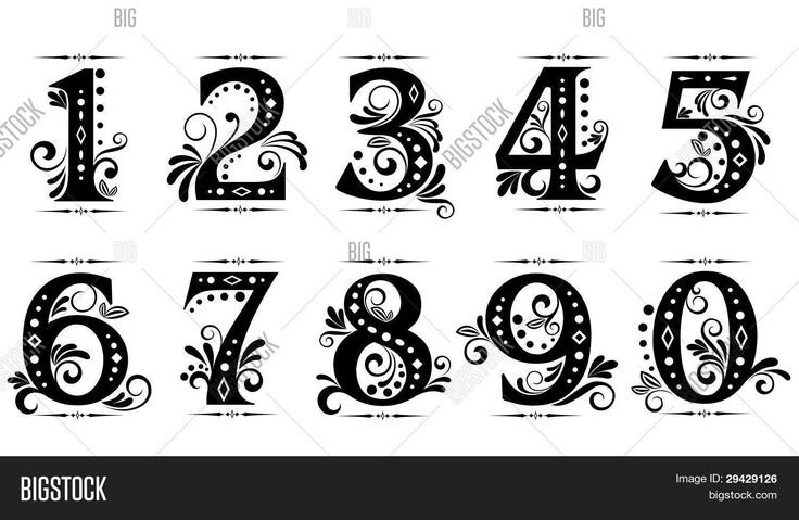 Старинные цифры