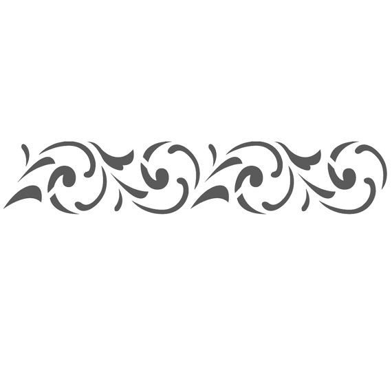 Орнаменты и узоры трафареты