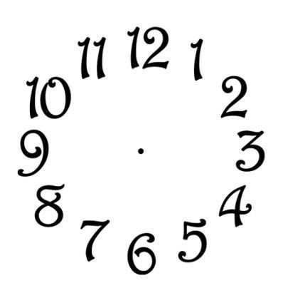 Циферблат без стрелок