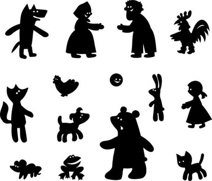 Теневой театр Курочка Ряба