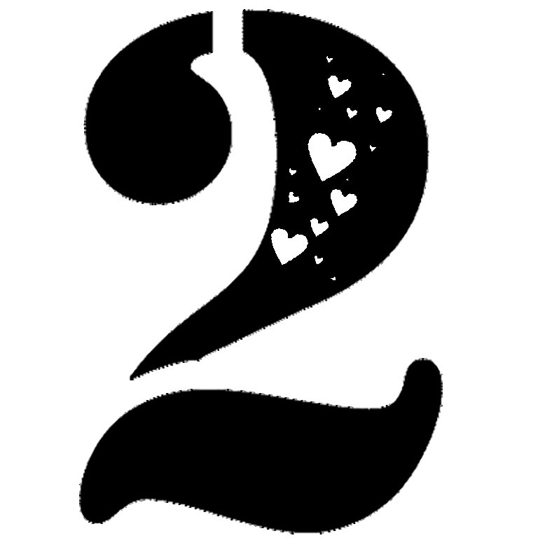 Трафарет "цифры"