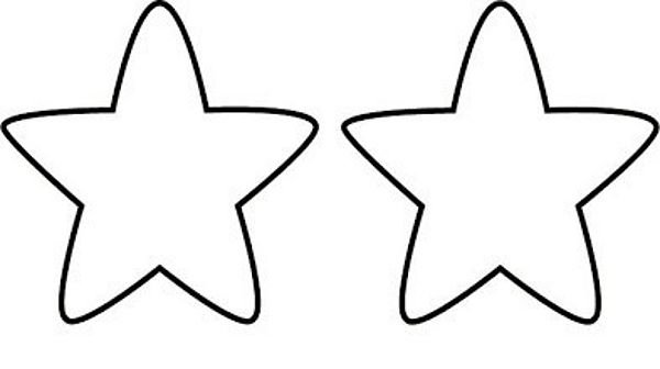 Звезда раскраска
