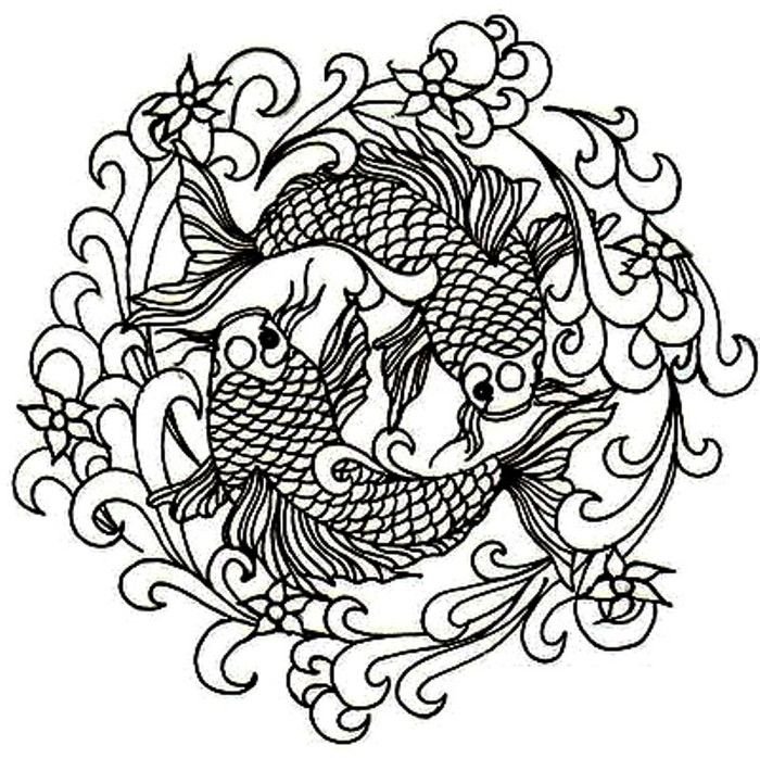 Рыба орнамент