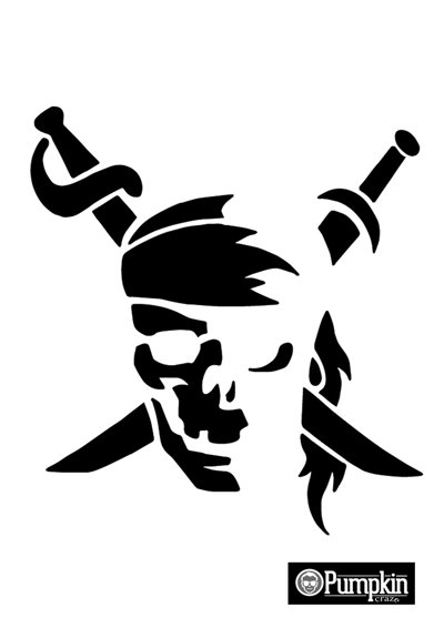 Трафарет пирата