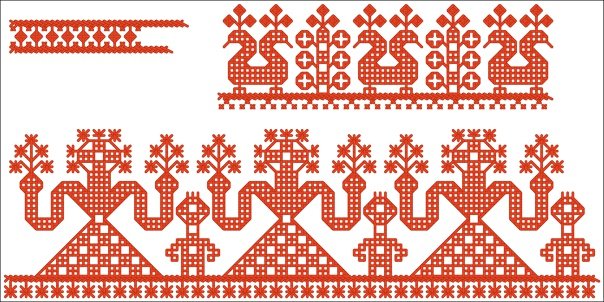 Вологодские вепсы орнамент