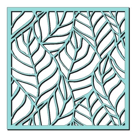 Узор листья