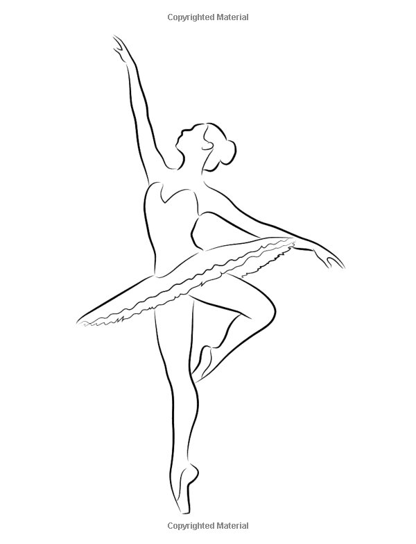 Балерина шаблон