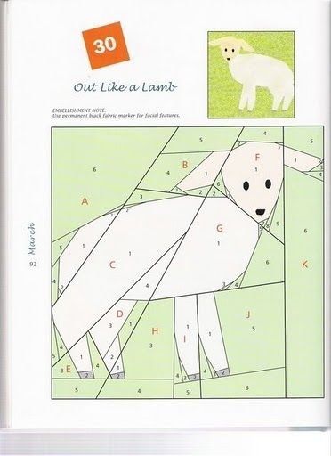 Лоскутное шитье схемы