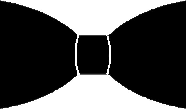 Галстук бабочка вектор