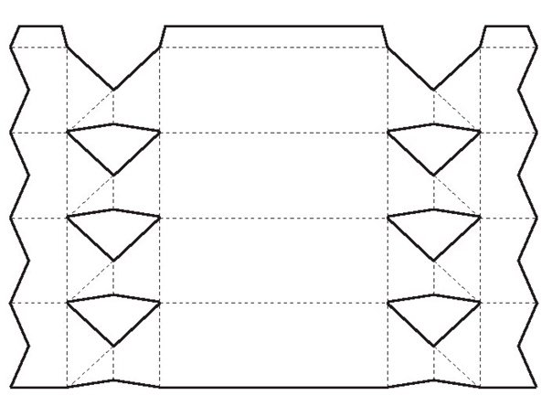Развертки коробок для подарков