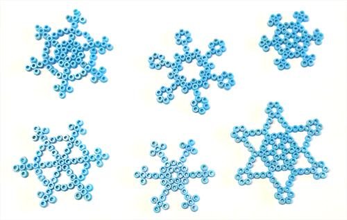 Снежинка из Аква Бидс