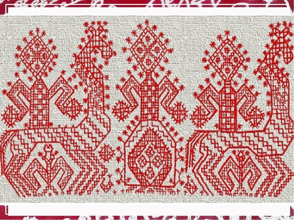 Народная вышивка Макошь