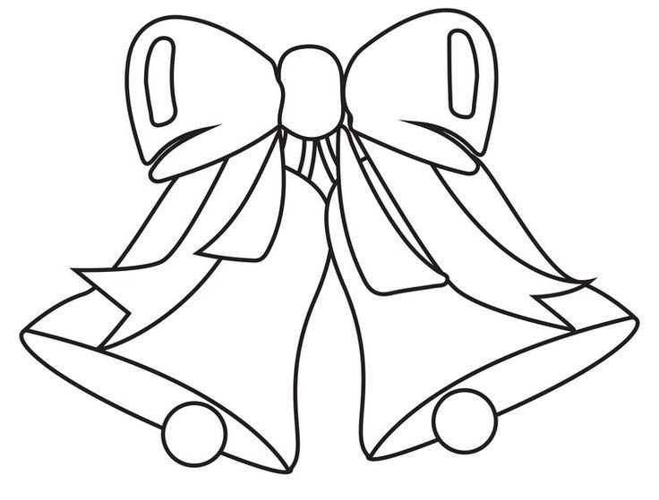 Колокольчик раскраска