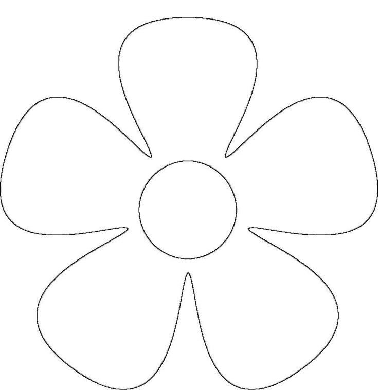 Цветок шаблон