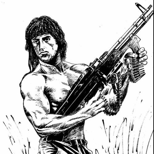 Рэмбо рисунок