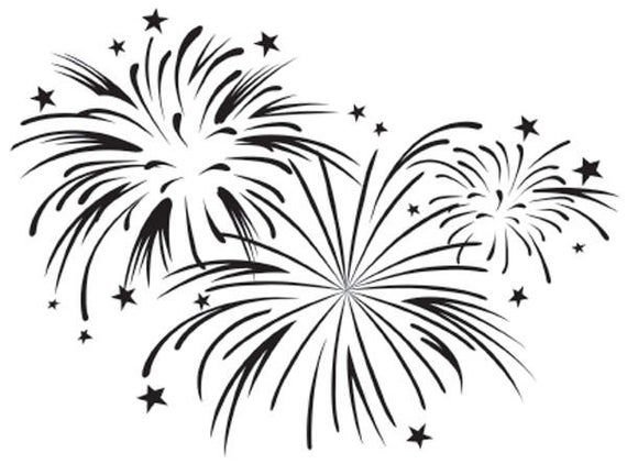 Фейерверк рисунок