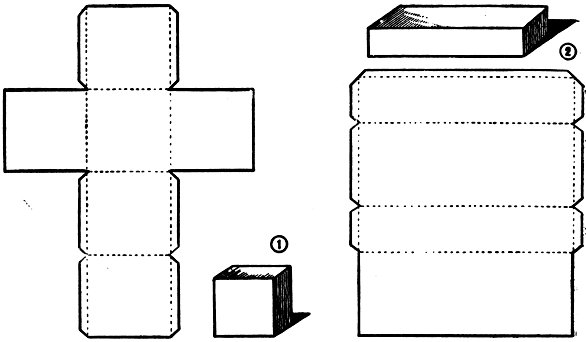 Развертка Куба и параллелепипеда