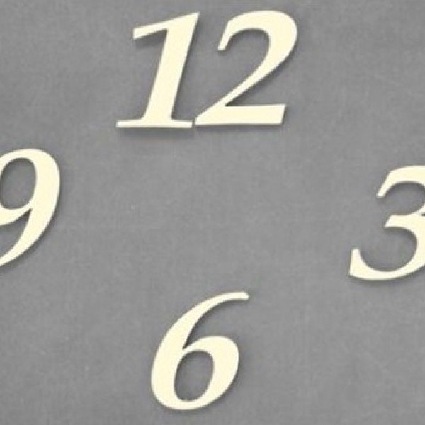 Трафареты цифр для настенных часов