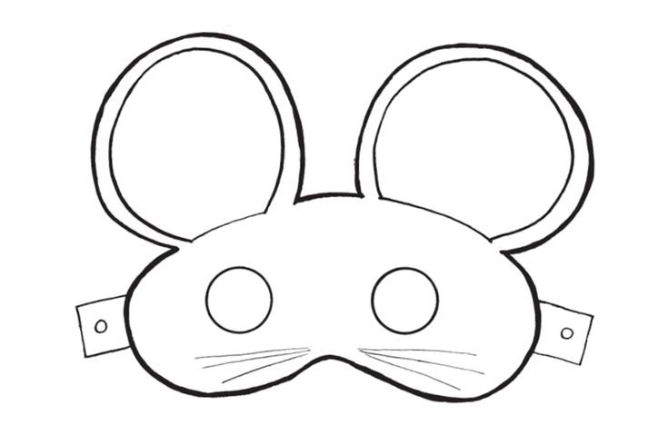 Маска мышки для детей