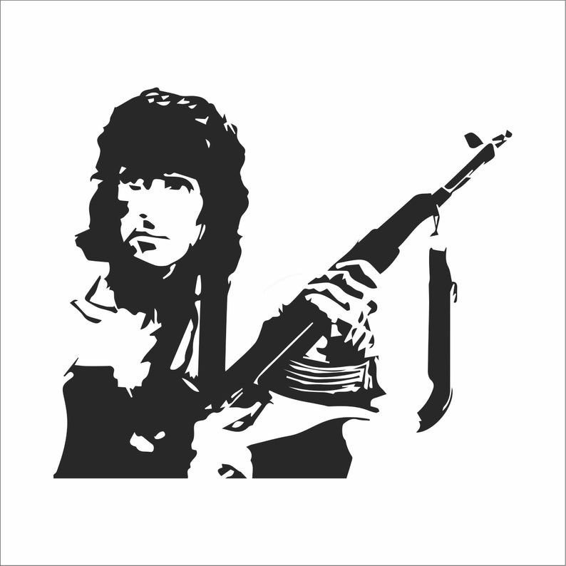 Рэмбо рисунок