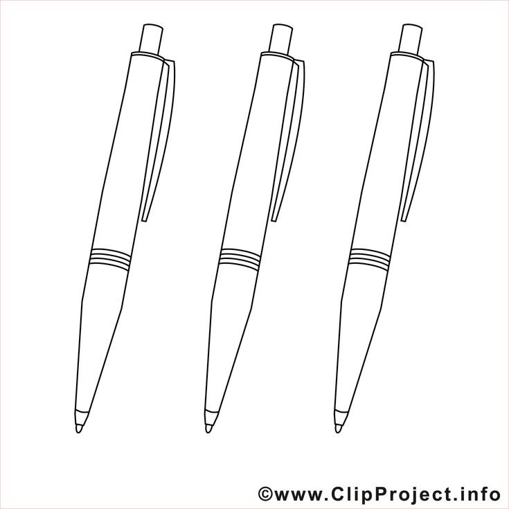 Раскраска ручка шариковая