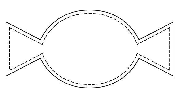 Конфета шаблон