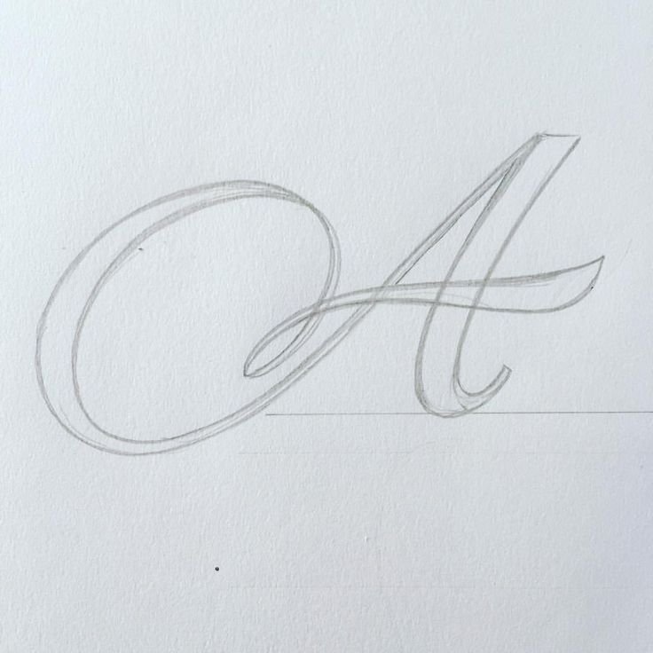 Каллиграфия буквы