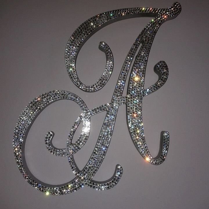 Буквы стразами