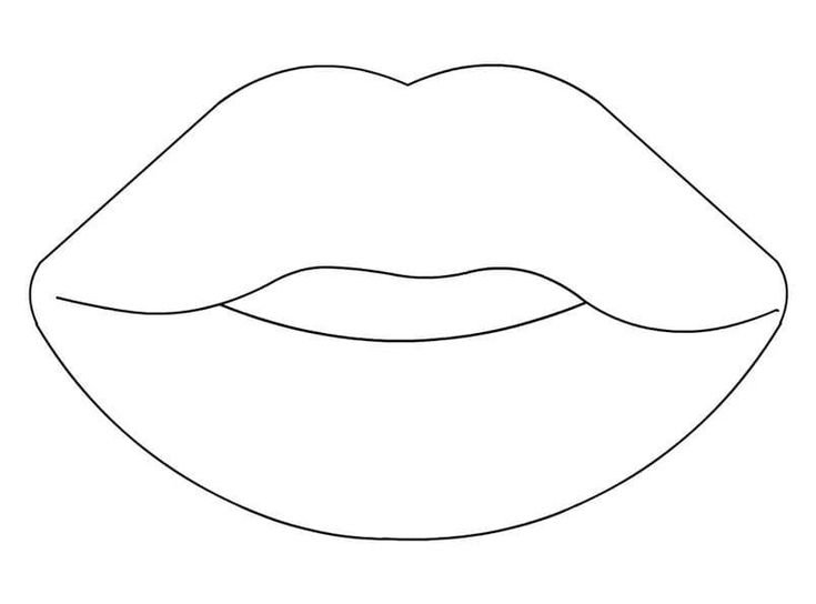 Губы для распечатки